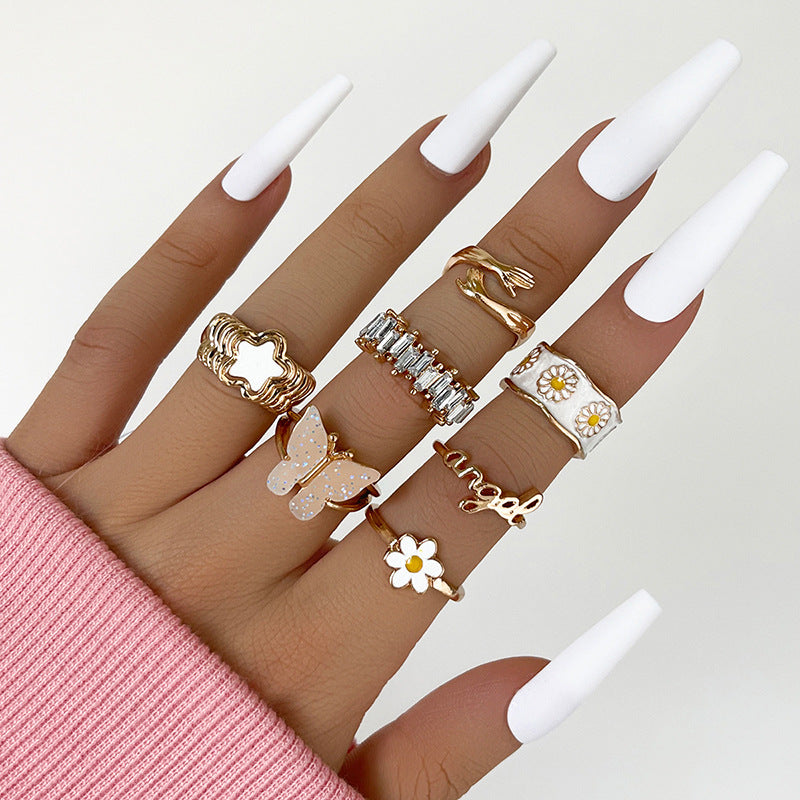 Butterfly Ring Set