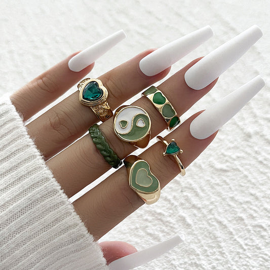 Emerald Ring Set