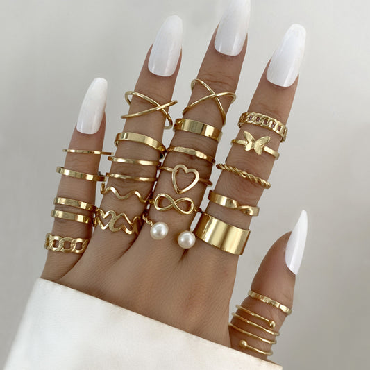 Gold Ring Set