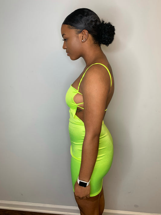 Lime Green Dress