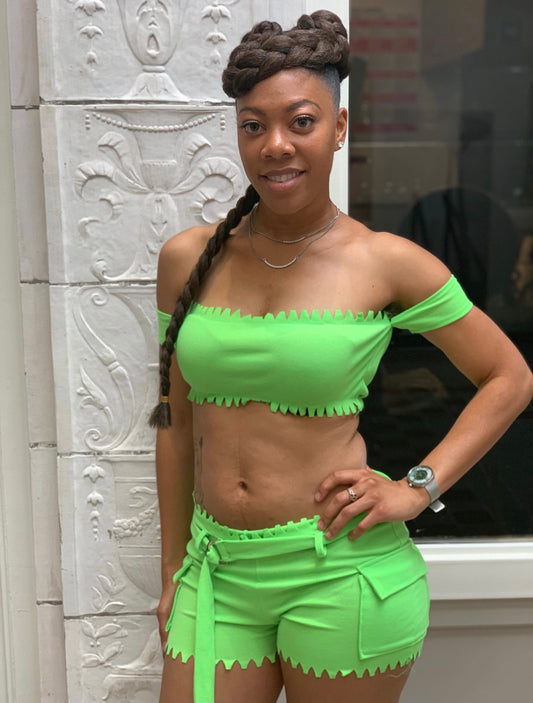 Lime Green Two-piece