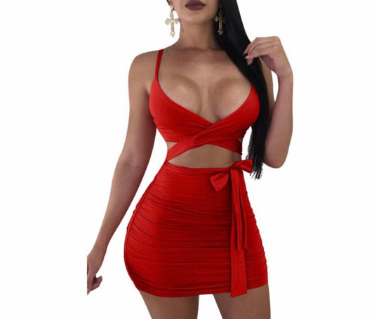 Red Two-piece